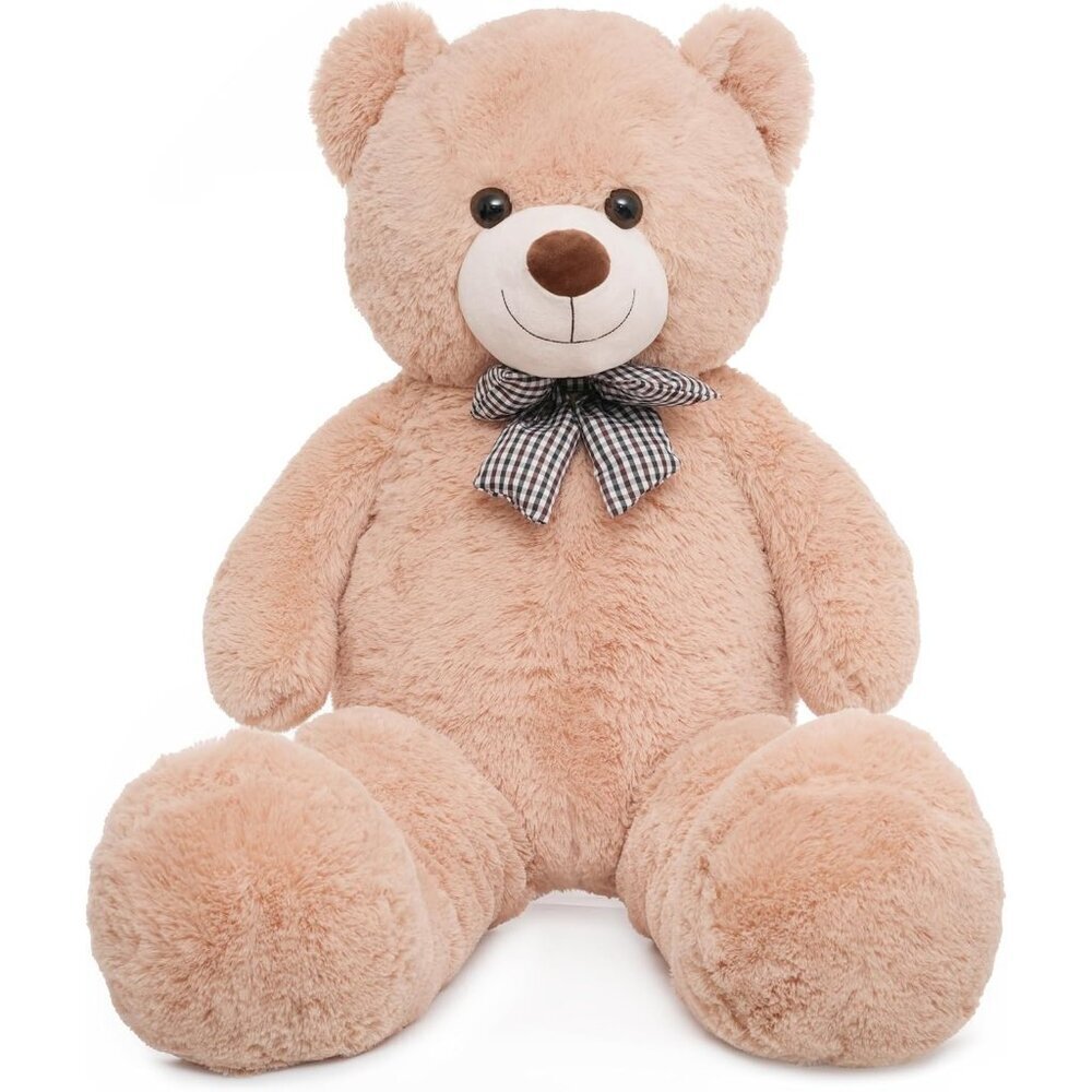47 inch Big Giant Teddy Bear Stuffed Animals, Light Brown Soft Plush Life